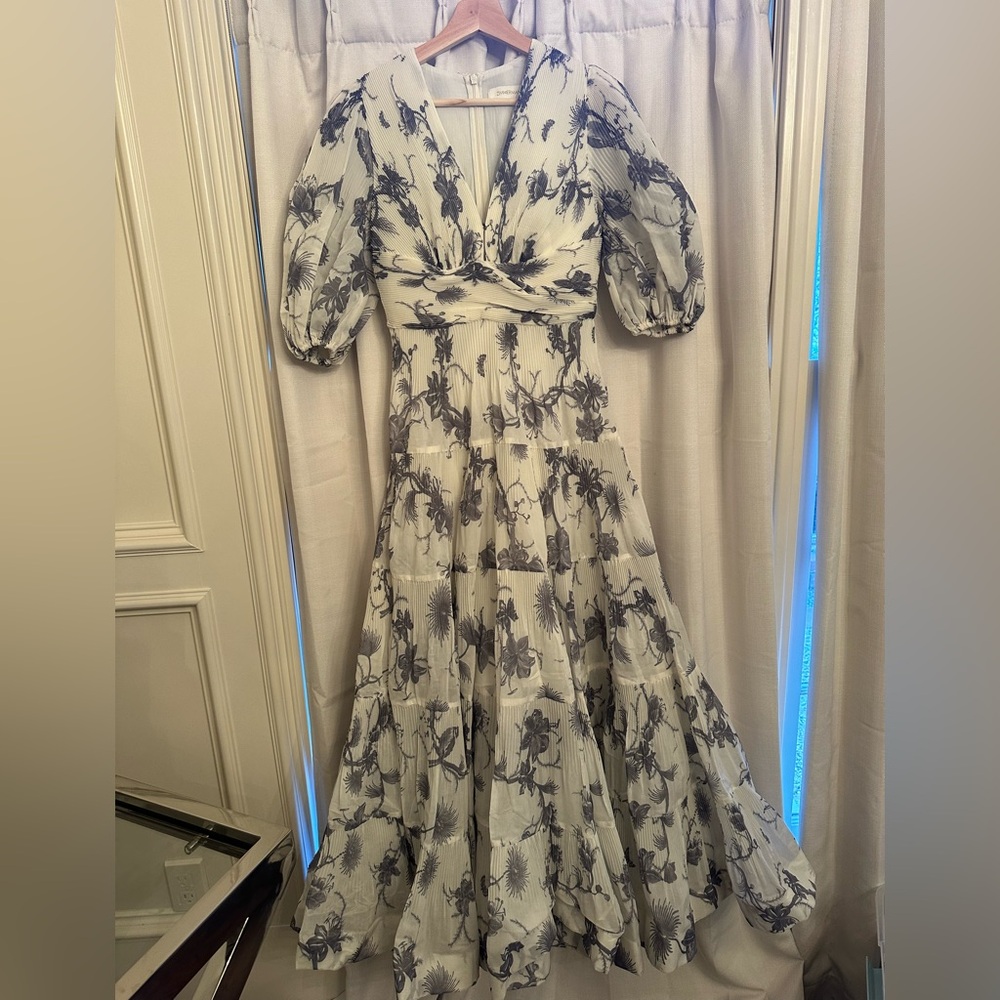 Zimmermann Pleated Midi Dress